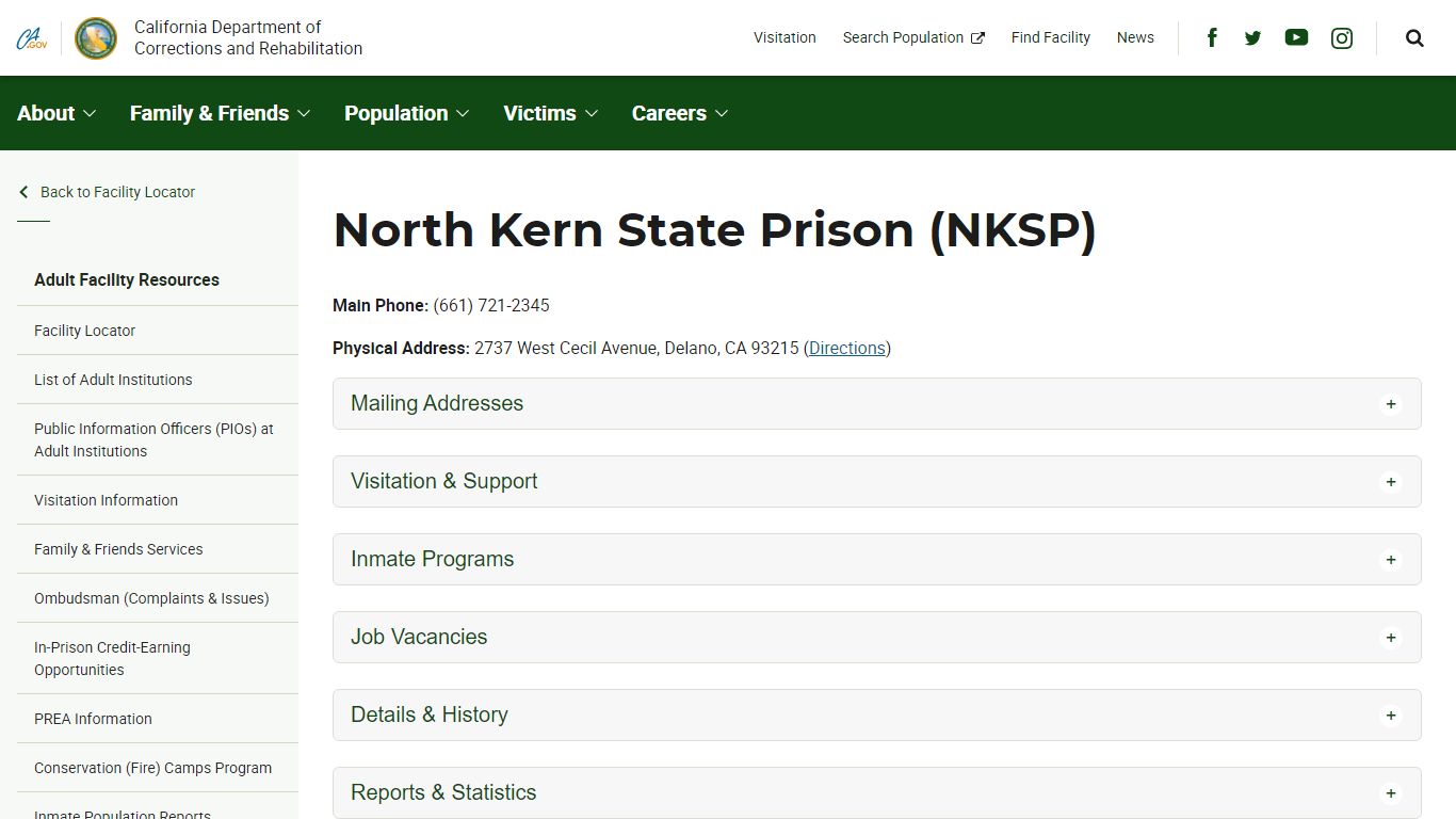 North Kern State Prison (NKSP) - CDCR